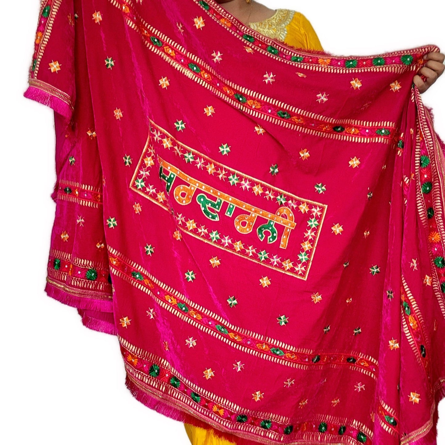 sardarni-written-velvet-phulkari-pink-color