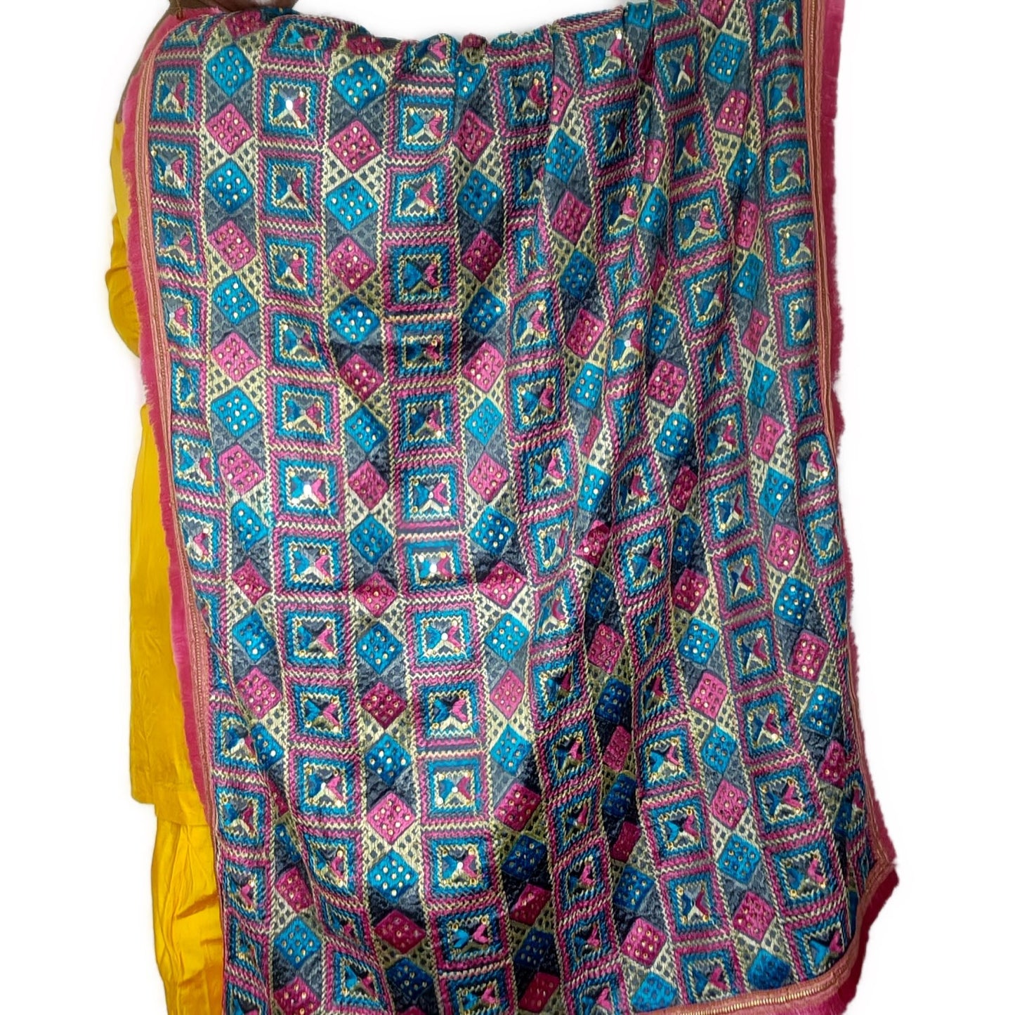 veerzara-phulkari-grey-background-and-pink-border