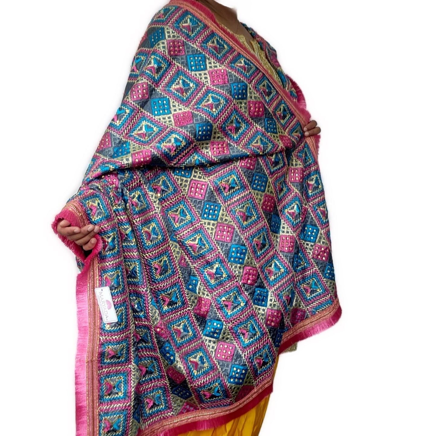 veerzara-phulkari-grey-background-and-pink-border