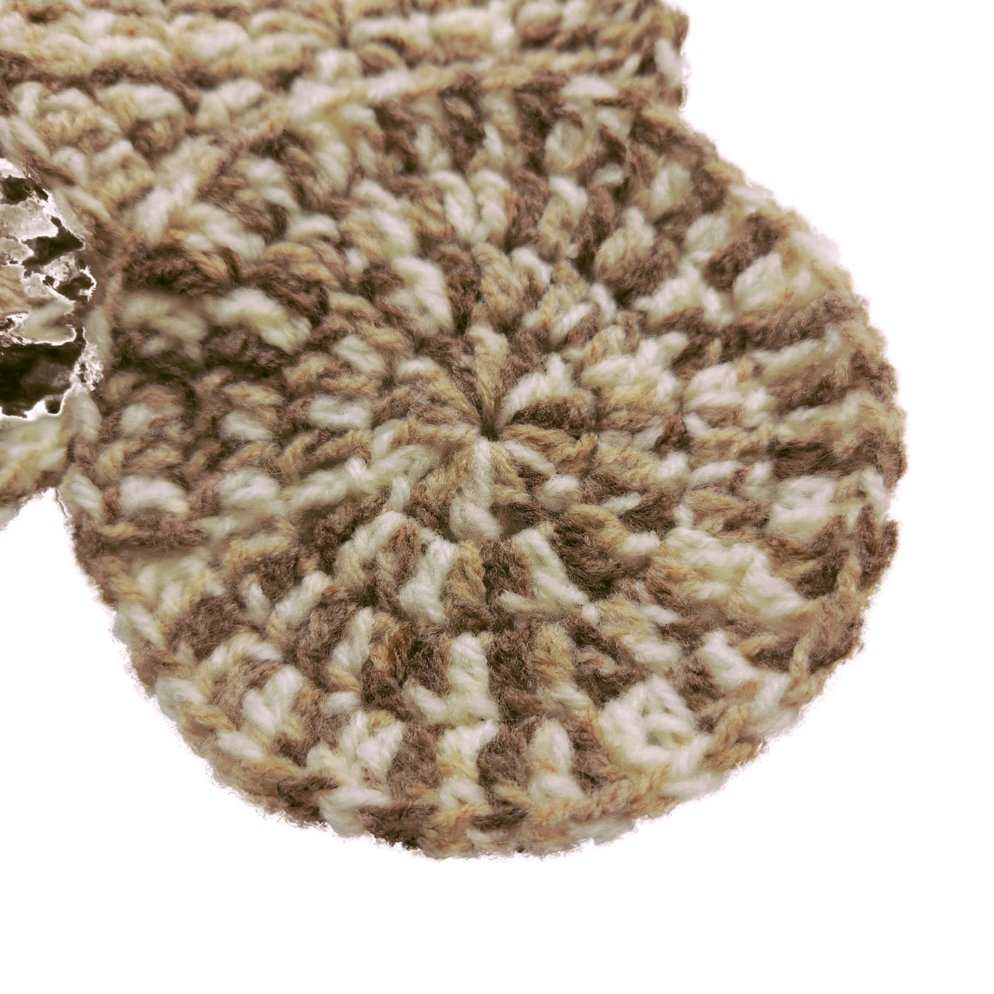 handmade-tea-coaster-brown-white-mixed-circle-shape