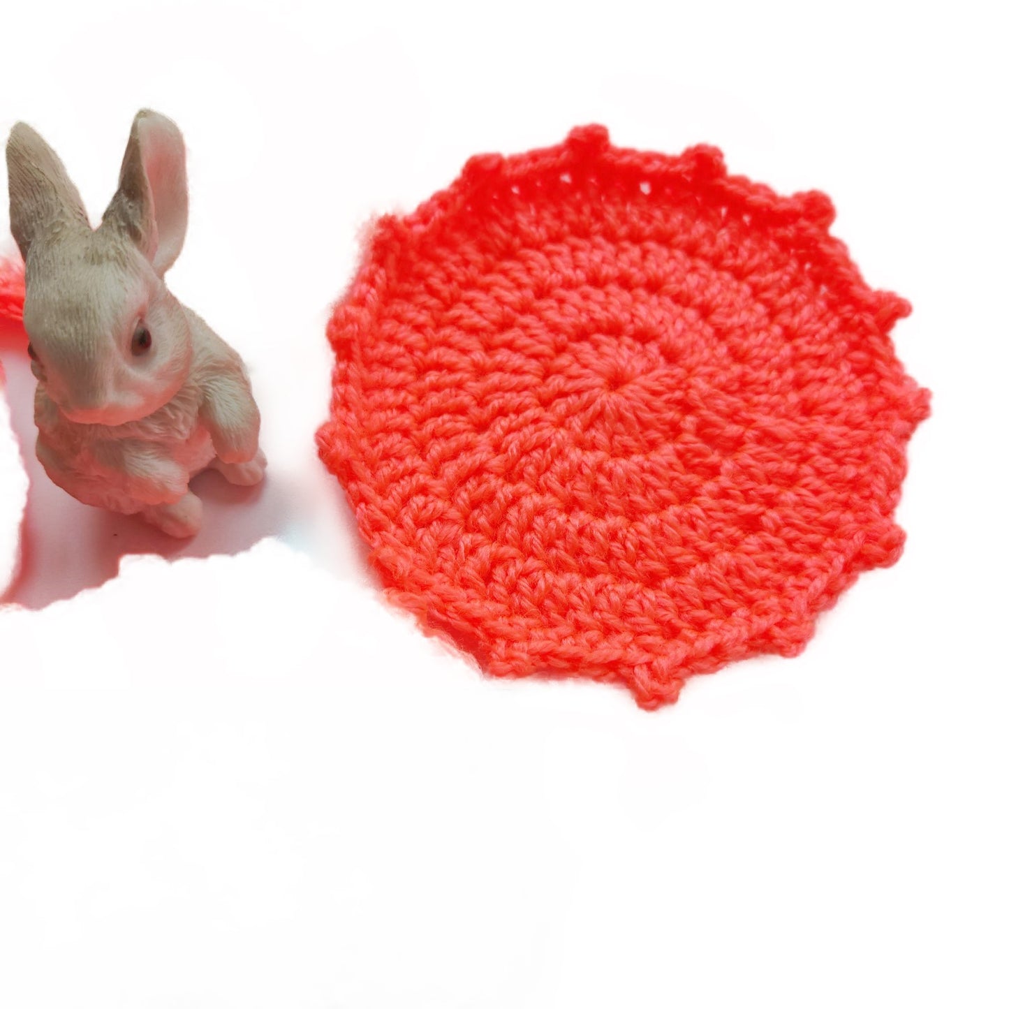 handmade-tea-coaster-dark-peach-circle-shape