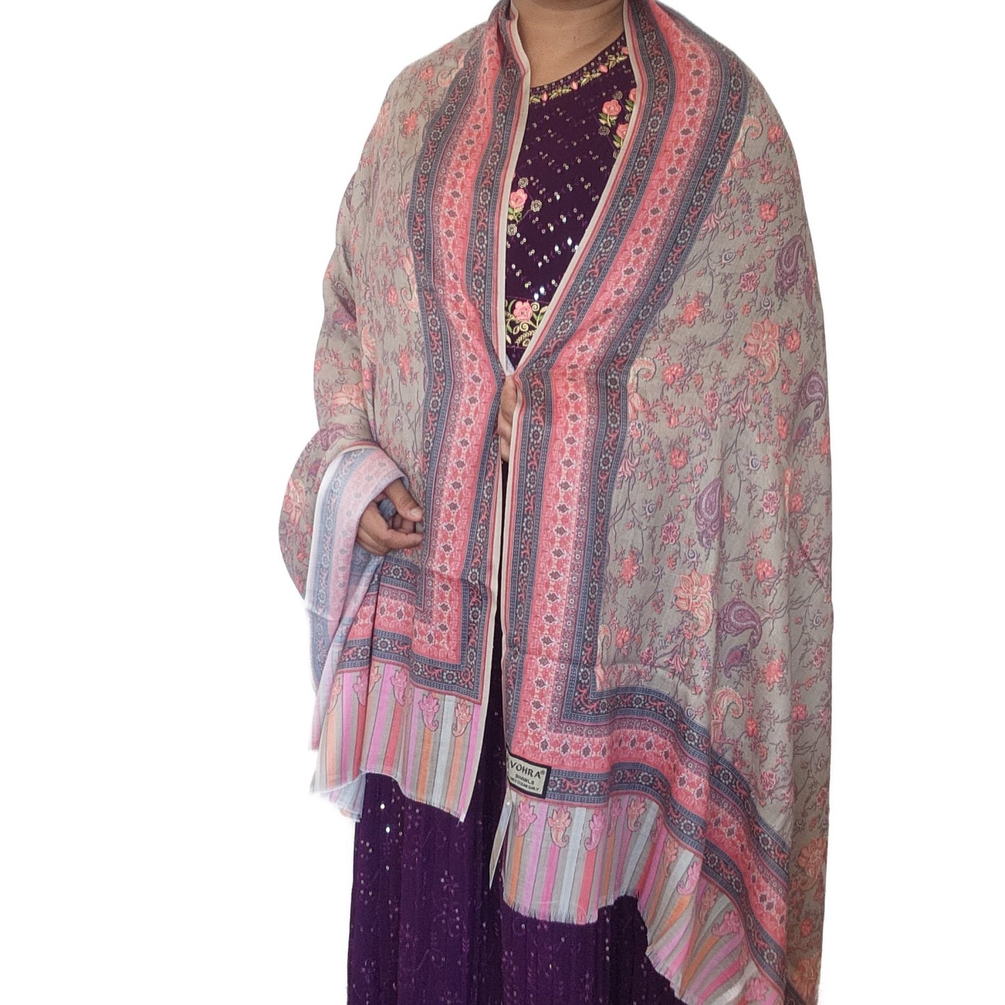 pure-wool-shawl-brown-red-floral-design-with-lines-on-border