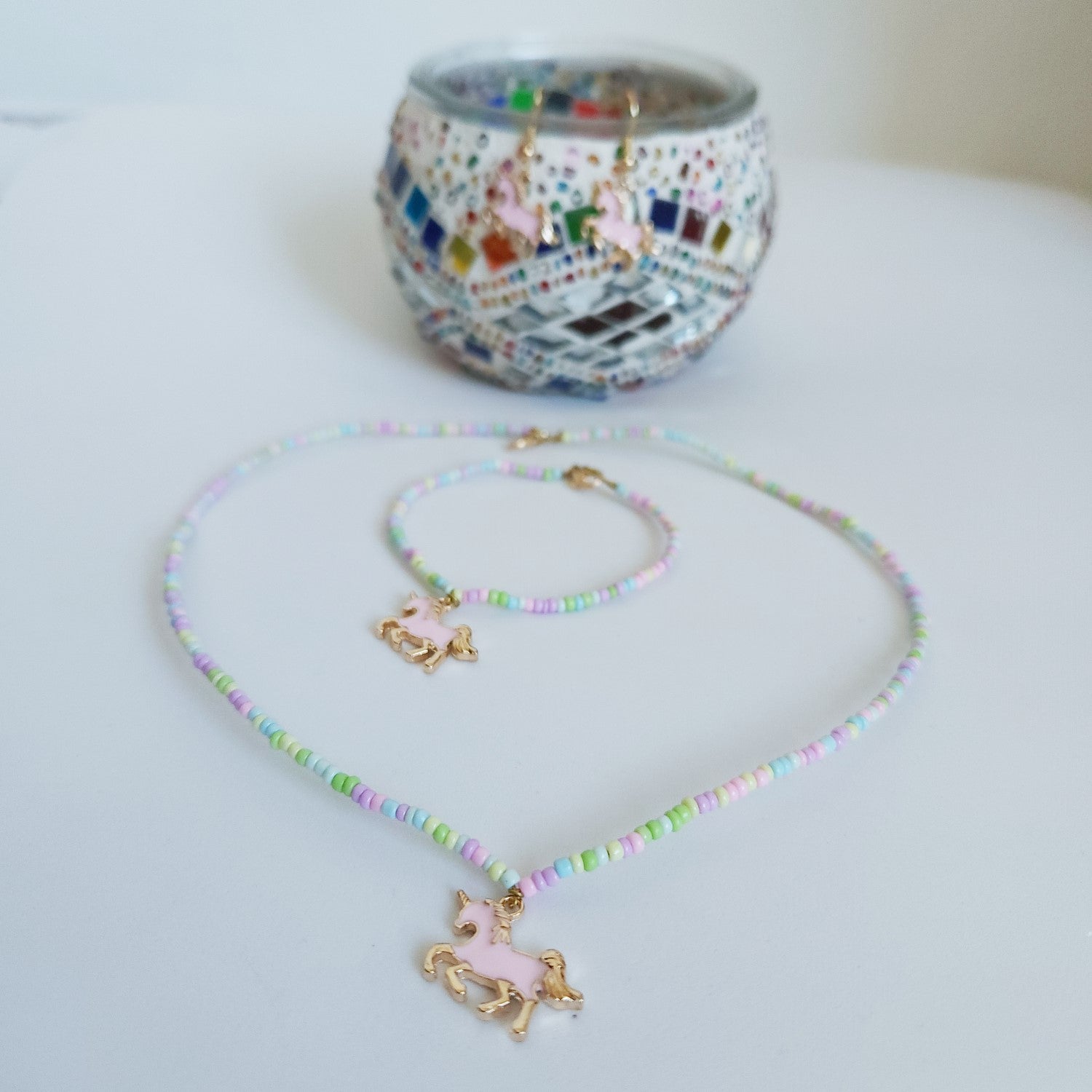 pink-unicorn-earring-necklace-and-bracelet-set