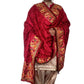 dulha-dulhan-maroon-colour-phulkari-duppatta