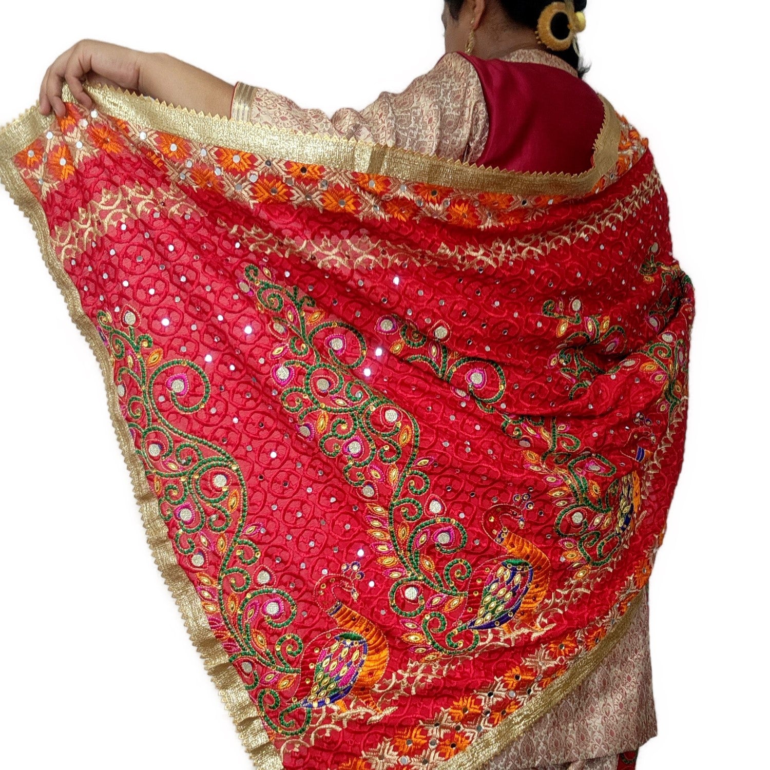 peacock-design-red-color-phulkari