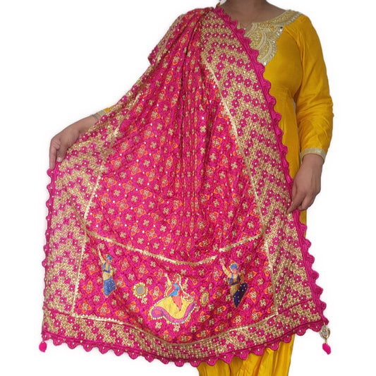 punjabi-culture-pink-color-square-design-phulkari